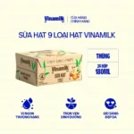 Thùng 24 hộp Sữa hạt 9 loại hạt Vinamilk ít đường - hộp 180ml - Ảnh 2