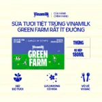 Thùng 48 Hộp Sữa Tươi Tiệt Trùng Vinamilk Green Farm Rất ít đường 180ml - Ảnh 3