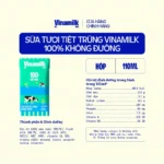 Thùng 48 Hộp Sữa tươi tiệt trùng Vinamilk 100% Không đường 110ml - Ảnh 4